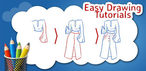 How to Draw Dresses Step by Step Drawing App PC screenshot