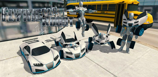 Flying Car Robot Flight Drive Simulator Game 2017 PC screenshot