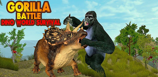 Gorilla Battle: Dinosaur World Survival PC screenshot