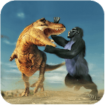 Gorilla Battle: Dinosaur World Survival icon
