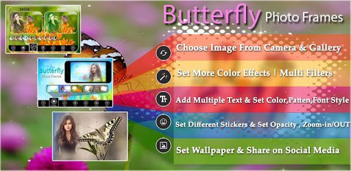 Butterfly Photo Frames – overlay pic effect editor PC screenshot Butterfly Photo Frames – overlay pic effect editor PC screenshot