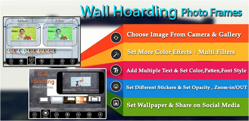 Wall Hoarding Photo Frames - hoarding wall effect PC screenshot Wall Hoarding Photo Frames - hoarding wall effect PC screenshot