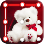 Teddy Bear Pattern Lock Screen icon
