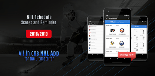 2018 NHL Schedule, Scores & Reminder PC screenshot