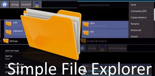 Simple File Explorer PC screenshot