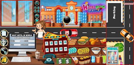 Hotel Manager : Room cleaning & Food Cooking game PC screenshot
