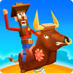 Blocky Bronco: Wild West Rodeo icon