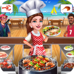 Super Chef Beach Bbq Kitchen Story Cooking Games icon