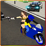 Police Car Vs Theft Bike icon