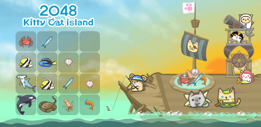 2048 Kitty Cat Island PC screenshot