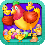 Chicken breeding farm icon