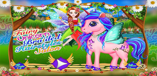 Fairy Unicorn Braided Hairstyle Salon PC screenshot