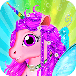 Fairy Unicorn Braided Hairstyle Salon for PC