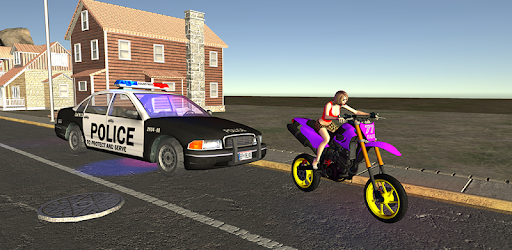 Real Moto Bike :Cop Car Chase Simulator 2018 PC screenshot