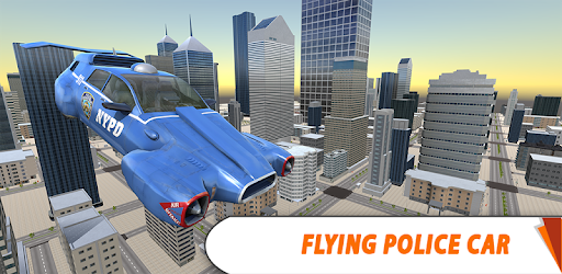 Flying Police Car – Addictive Flying Car game PC screenshot