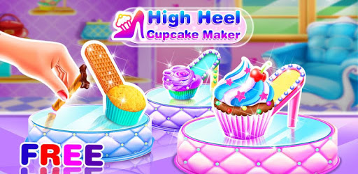 High Heel Cupcake Maker-Bakery Games Free PC screenshot