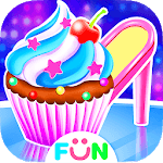 High Heel Cupcake Maker-Bakery Games Free icon