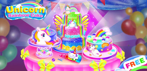 Unicorn Food-Children Rainbow Cake Bakery PC screenshot Unicorn Food-Children Rainbow Cake Bakery PC screenshot
