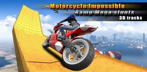 Motorcycle Impossible Ramp Mega stunts: 3D tracks PC screenshot