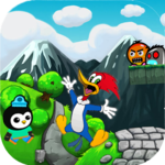 ★Woody Journey Penguin jungle swimming Wodpckr Adv icon