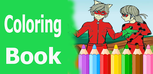 Coloring Book for Cat Noir and Ladybug PC screenshot