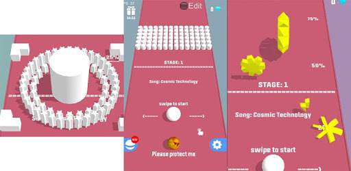 Color Push - Protect the ball 3D! PC screenshot