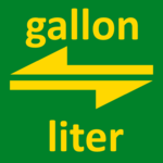 Gallon to Liter Converter Tool icon