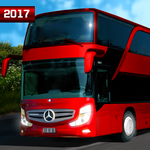 Real Euro City Bus Simulator Driving Heavy Traffic icon