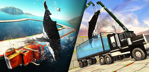 Impossible Whale Transport Truck Driving Tracks PC screenshot