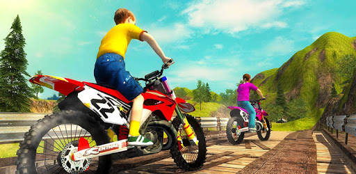 Kids Downhill Mountain Motorbike Riding PC screenshot