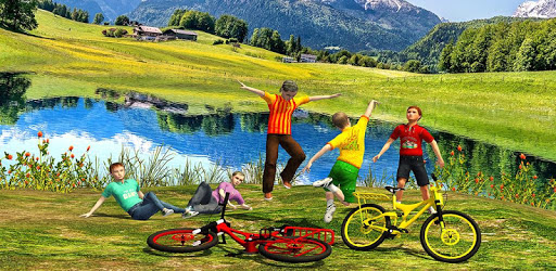 Kids Bicycle Taxi Sim 2018: Offroad BMX Racing PC screenshot