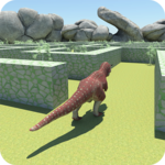 Wild Dinosaur Maze Run World 2019 icon