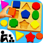 Sudoku Color Shapes Puzzle : Kids Free Game icon