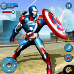 Flying Robot Captain Hero City Survival Mission icon