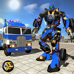 Police Robot Truck : Real Robot Transforming Game icon