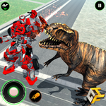 Wild Dinosaur Attack Vs Super Dragon Flying Robot icon