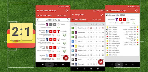 Live Scores for La Liga Santander 2018/2019 PC screenshot Live Scores for La Liga Santander 2018/2019 PC screenshot