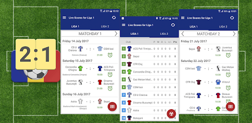 Live Scores for Liga 1 Romania 2018/2019 PC screenshot