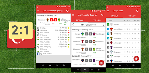 Live Scores for Super Lig 2018/2019 PC screenshot