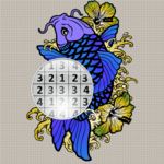 Tattoo Sandbox Color By Number Book Page Pixel Art for PC
