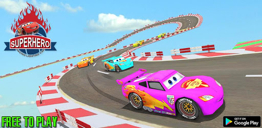 Splashy Superhero Vertigo racing : lightning car PC screenshot