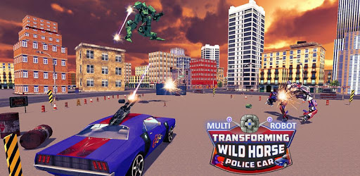 Multi Robot Transforming : Wild Horse Police Car PC screenshot