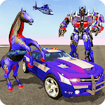 Multi Robot Transforming : Wild Horse Police Car icon