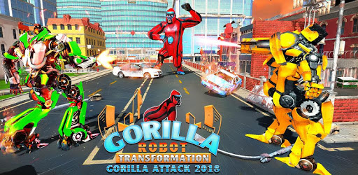 Gorilla Robot Transformation : Gorilla Attack 2018 PC screenshot