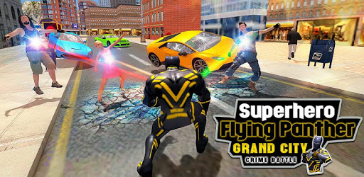 Superhero Flying Panther Grand City Crime Battle PC screenshot