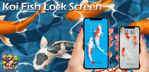 Koi fish lock screen japanese koi fish 3D locker PC screenshot