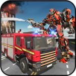 Rescue Robot Transformation Firetruck Simulator icon
