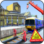 Train Station Virtual Construction Building Games icon