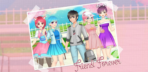 Anime Friends - Cute Team Make up & Dress up PC screenshot