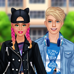 High School Couple: Girl & Boy Makeover icon
